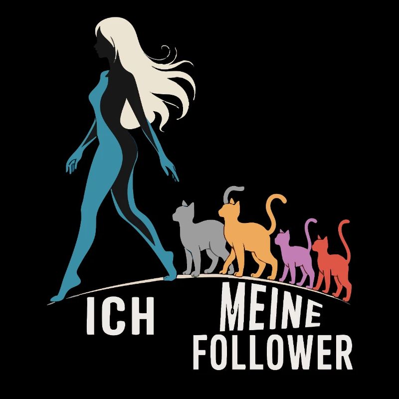 Moi et mes abonnés – Cat Humor Design