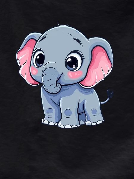 Elefant mit großen Augen