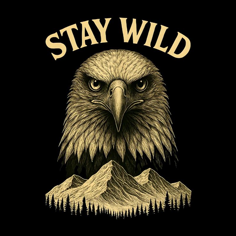 Bleib wild - Majestätischer Adler