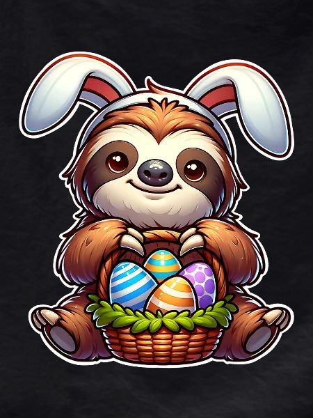 Ostern Faultier