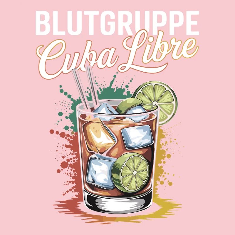 Blood Type Cuba Libre Cocktail Bartender