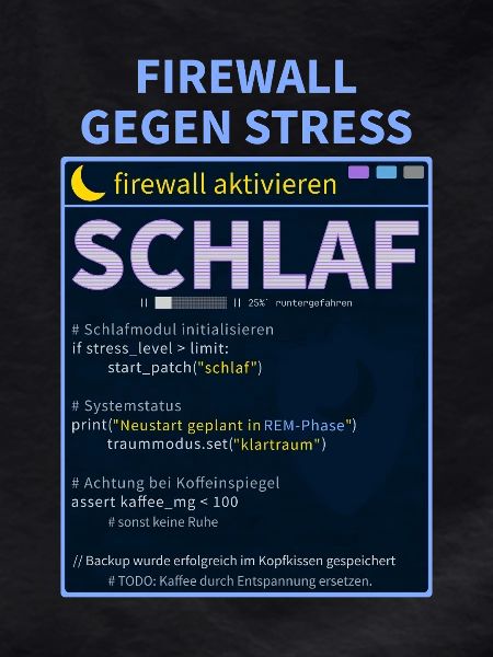 Firewall against stress: Sleep