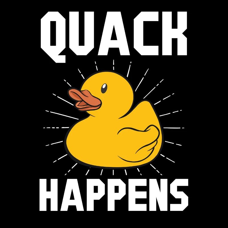 Rubber Ducks Gift Yellow Duck Quack Happens