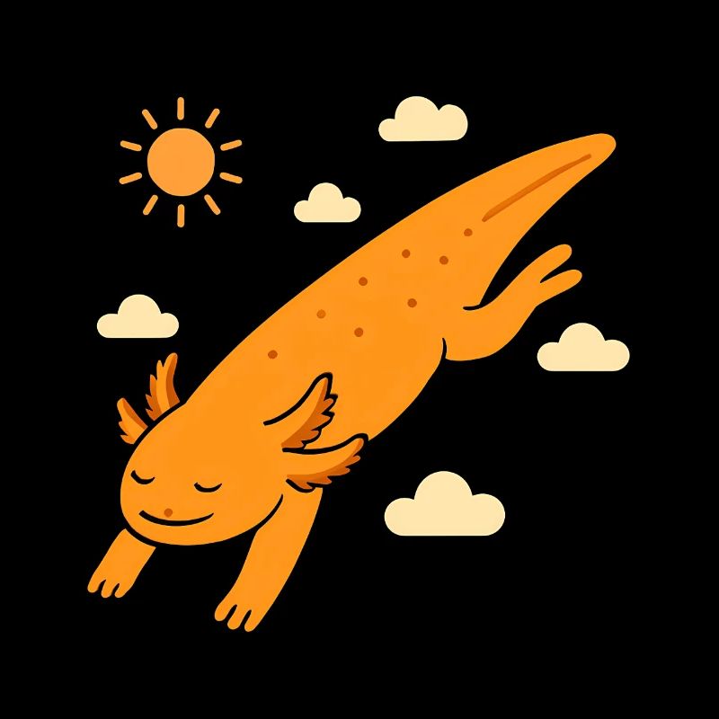 Shooting star axolotl