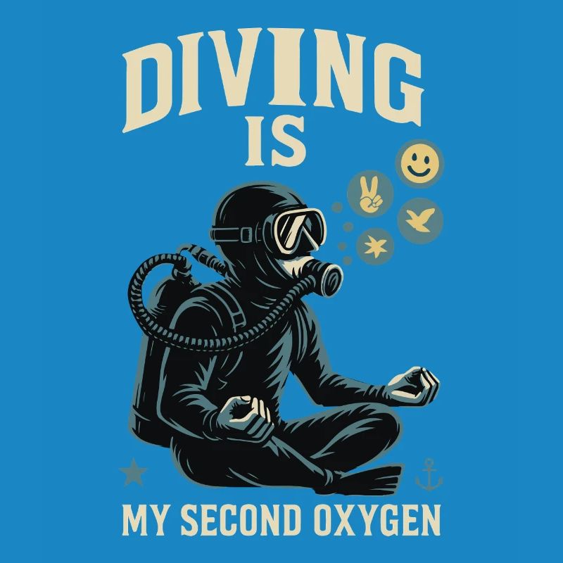 Diving is my second oxygen ocean diver