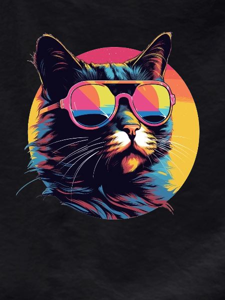 Cool cat with sunglasses