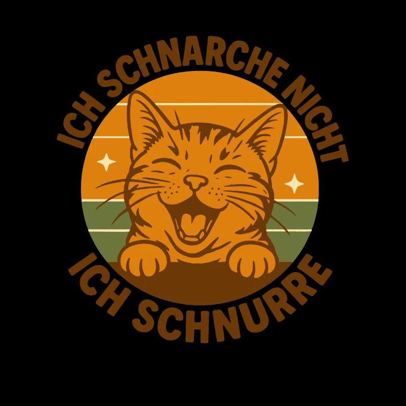 Je ne ronfle pas, je ronronne - Chat rétro