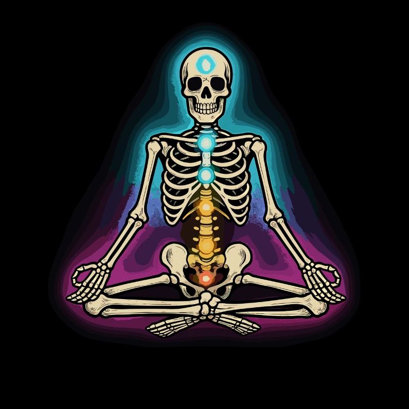 Skeleton Yoga - Chakra Pose