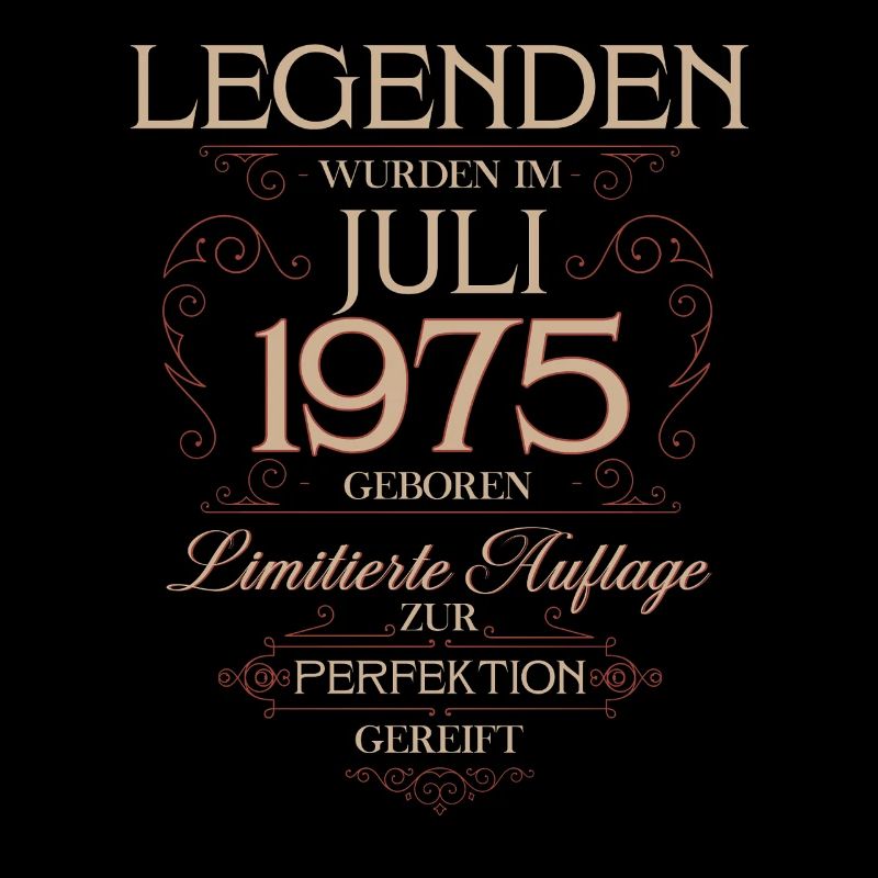 50th Birthday Legend July 1975