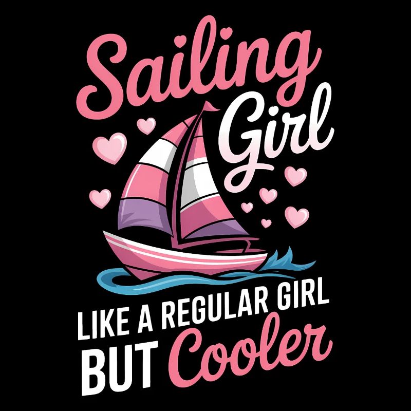 Sailing Saying Girl Sailor Sailing Gift