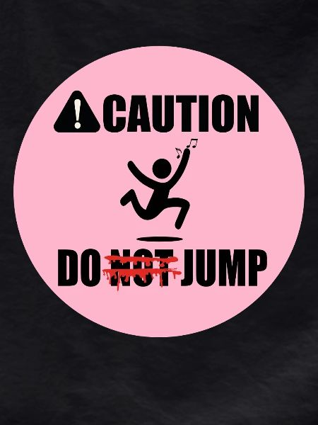 Sprungzeichen Jump Sign