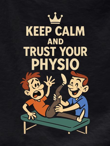 Physiotherapist Keep calm Trust