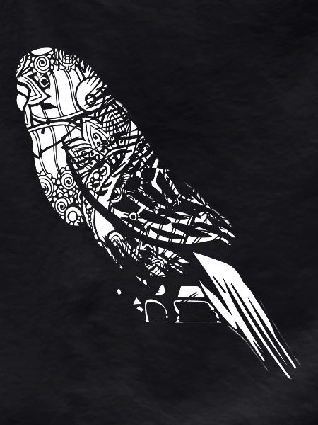 Parakeet Floral Pattern