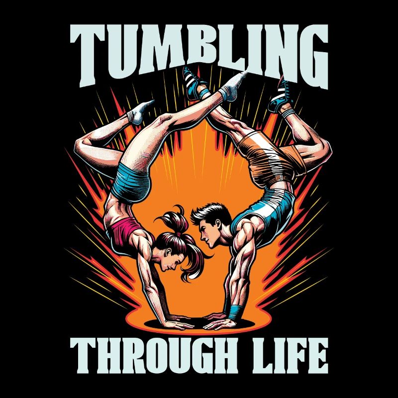 Acro Danse Tumbling Passant par la danse acrobatique