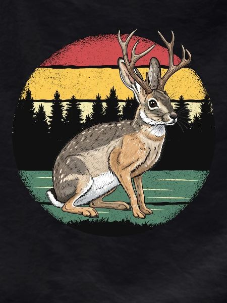 Retro Jackalope