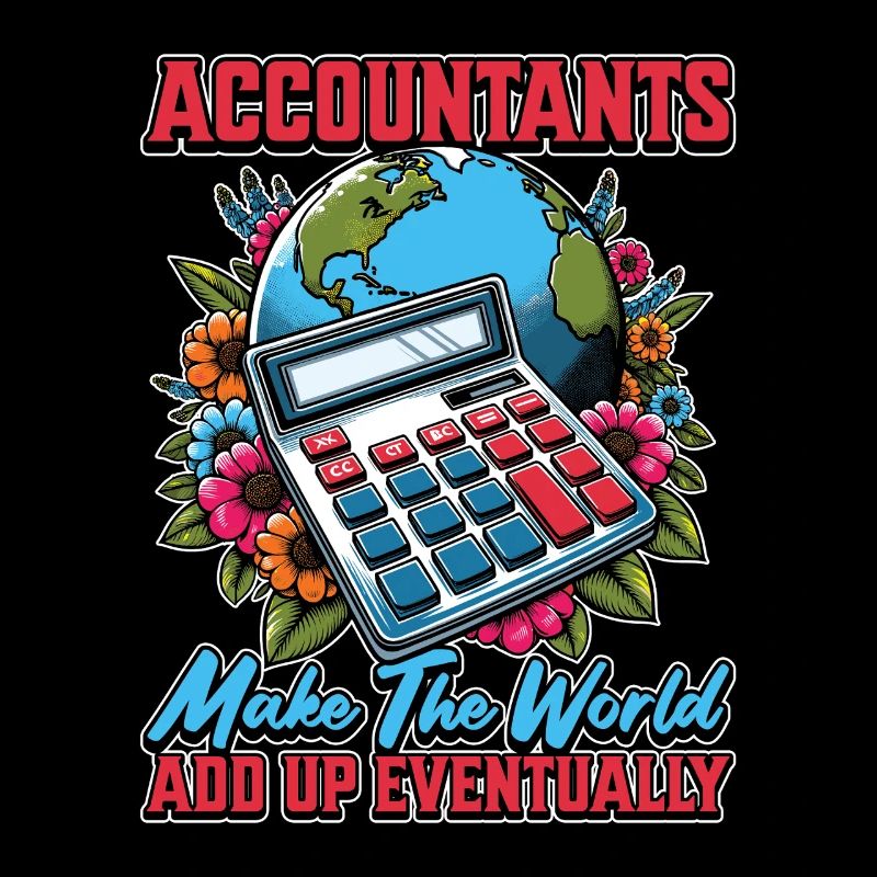 Les comptables comptables font la feuille de calcul du monde