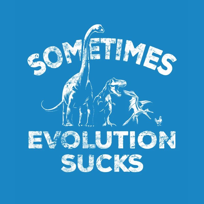 Parfois, l’évolution craint - Dinosaure - Poulet