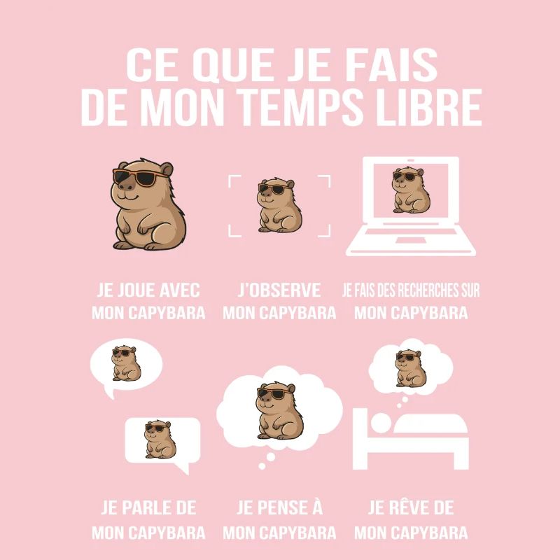 Ce que je fais de mon temps libre Capybara addic