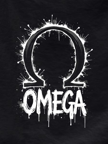 Omega Symbol Splash