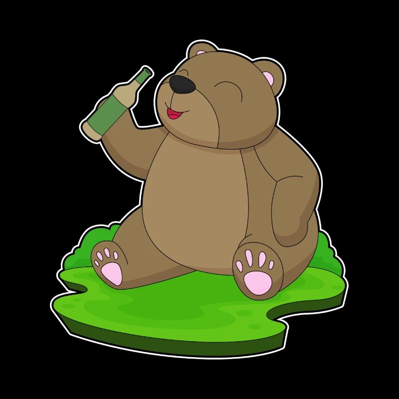 Bear bouteille de bière