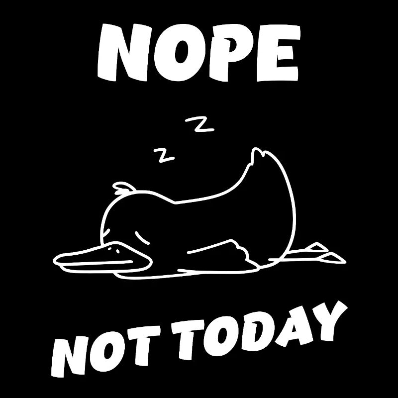 Nope Duck – Nothing will happen today!