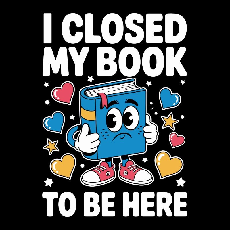 i closed my book to be here