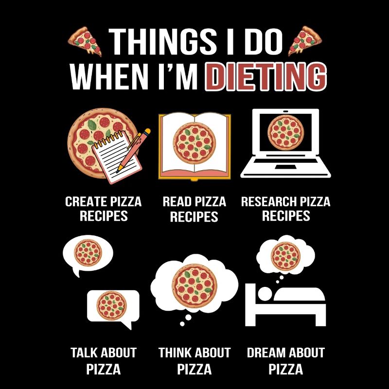 Diet? It's All About Pizza – Funny Meme