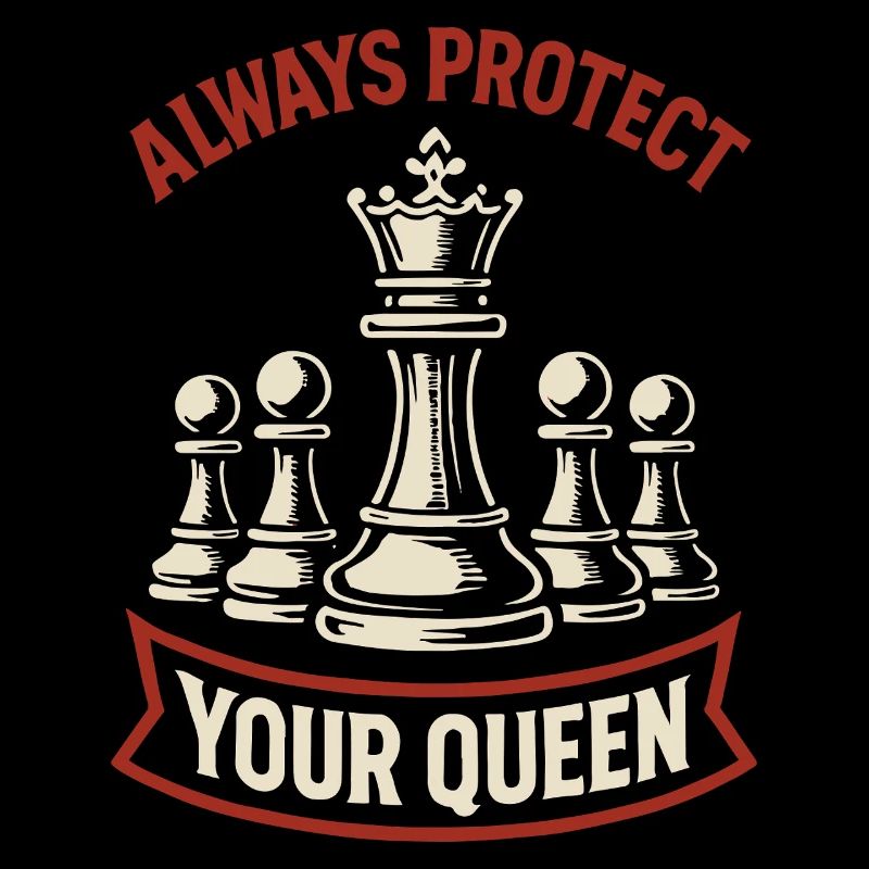 Always protect your queen chess player