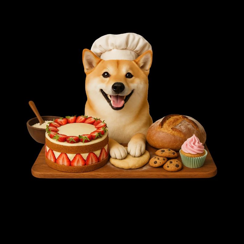 Shiba Inu Cuisson de biscuits pour gâteaux