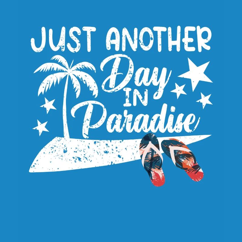 Nur ein weiterer Tag im Paradies Flip Flops Strand