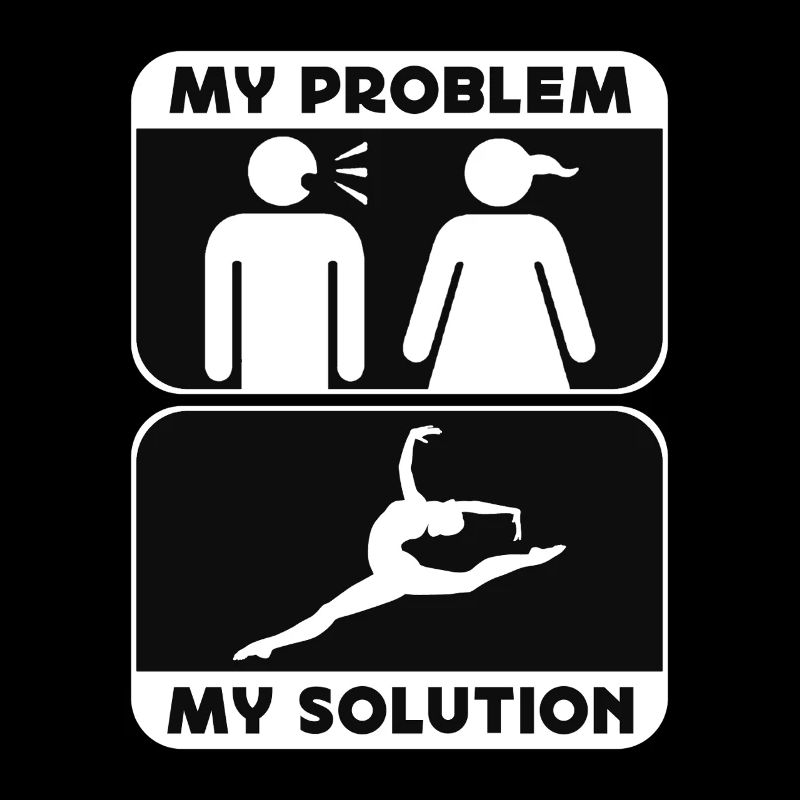 Acro Danseuse Mon Problème Ma Solution Pictogramme Maman