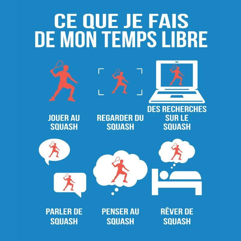 Ce que je fais de mon temps libre – Squash