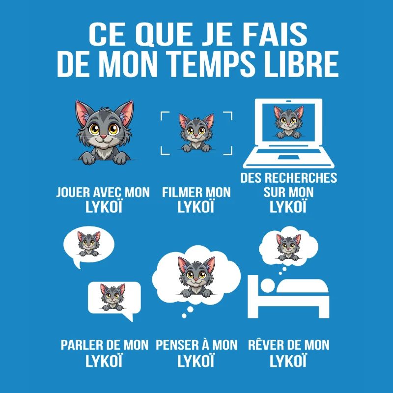 Ce que je fais de mon temps libre Lykoi