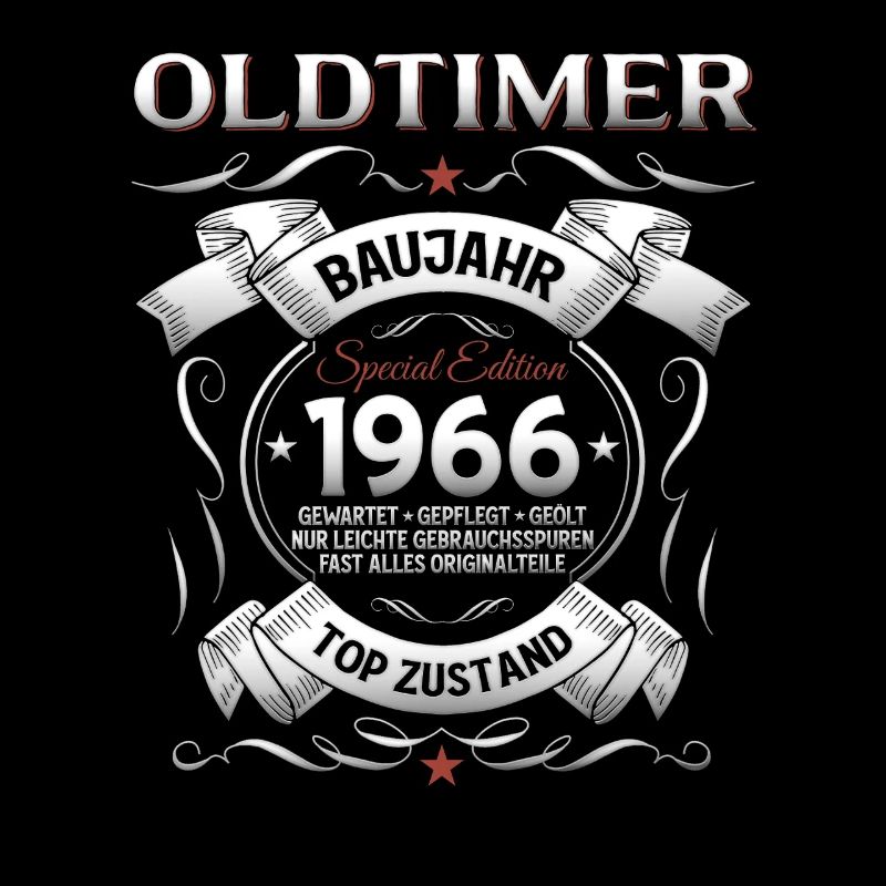 60. Geburtstag Mann Oldtimer Jahrgang 1966