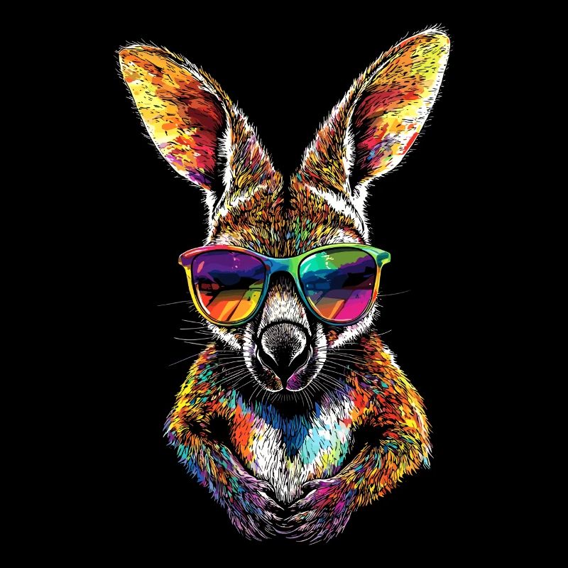Wallaby Australie Outback Kangourou doux sauvage