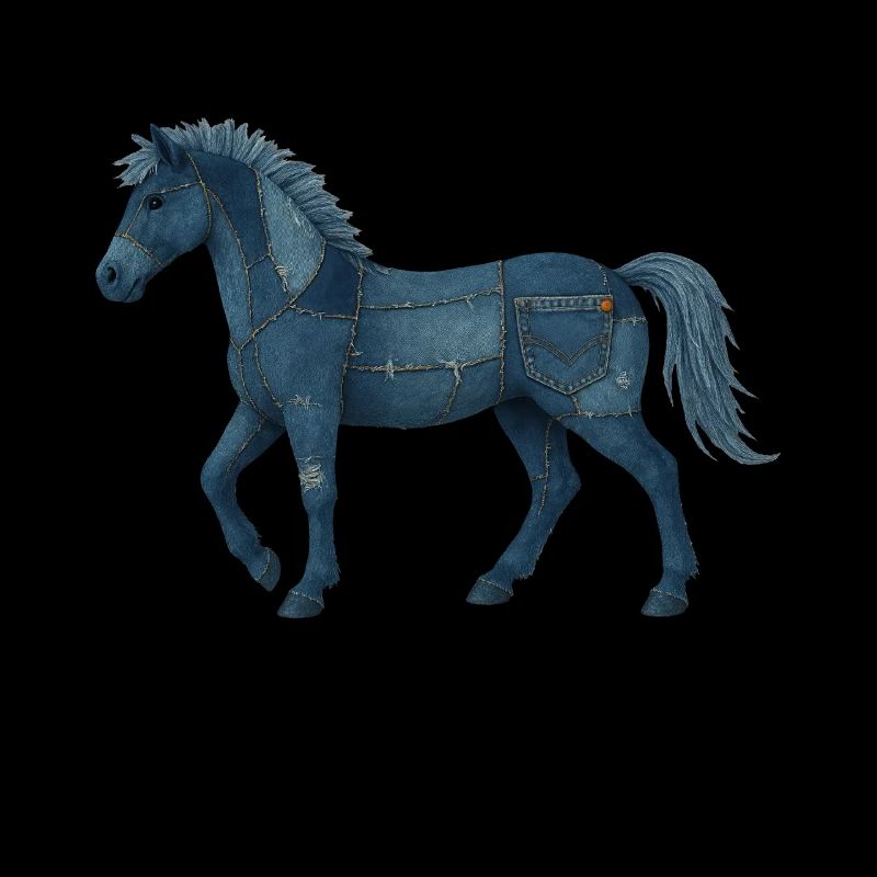 Pferd Denim