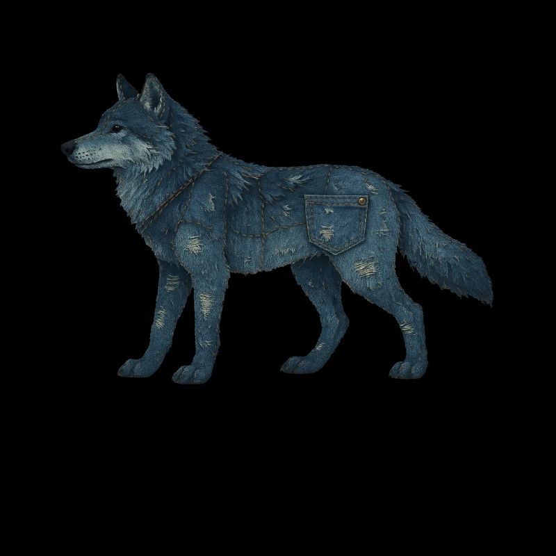 Denim loup