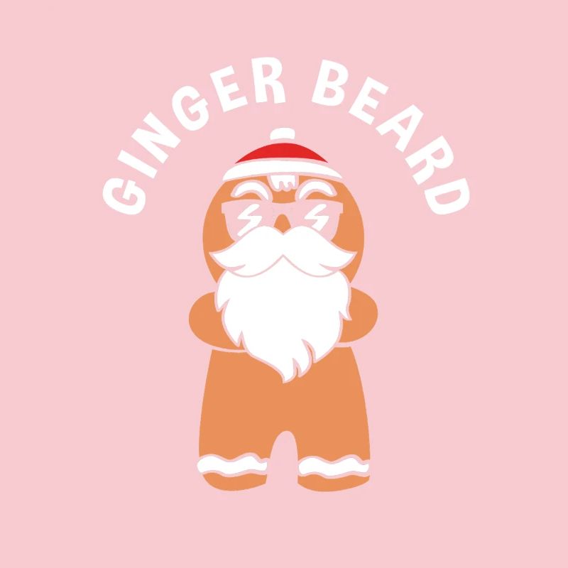 Gingerbread Christmas Gingerbread Man Bearded Beard
