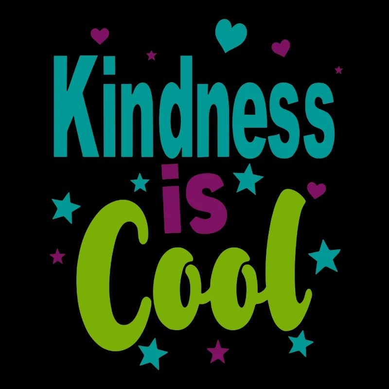 Kindness is Cool - Colorful Stars