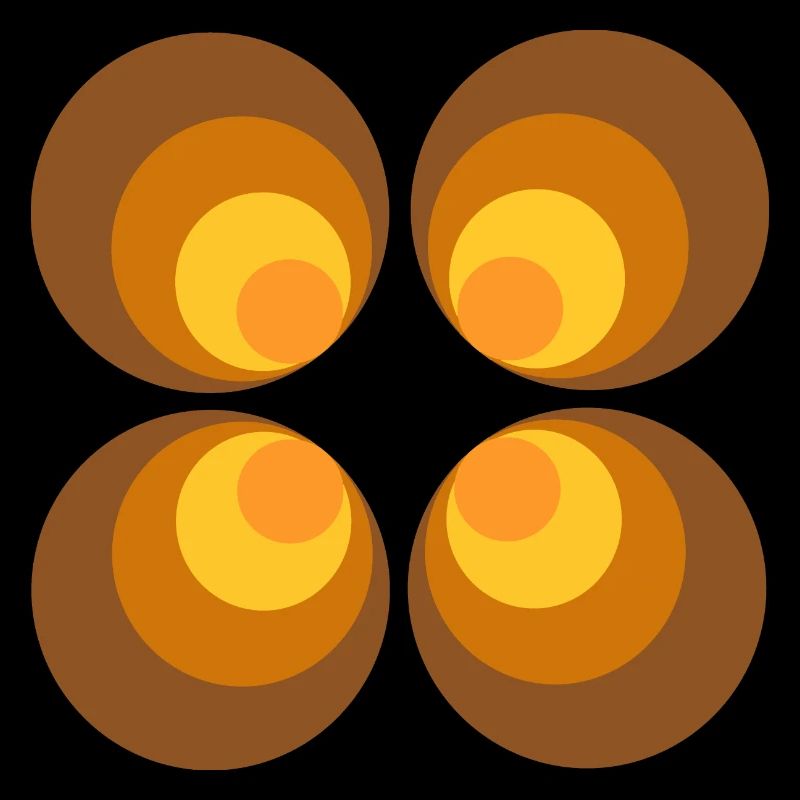 70s Flower Pattern Retro