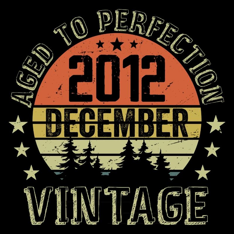 Retro Geburtstagsgeschenk - Geboren im Dezember 2012
