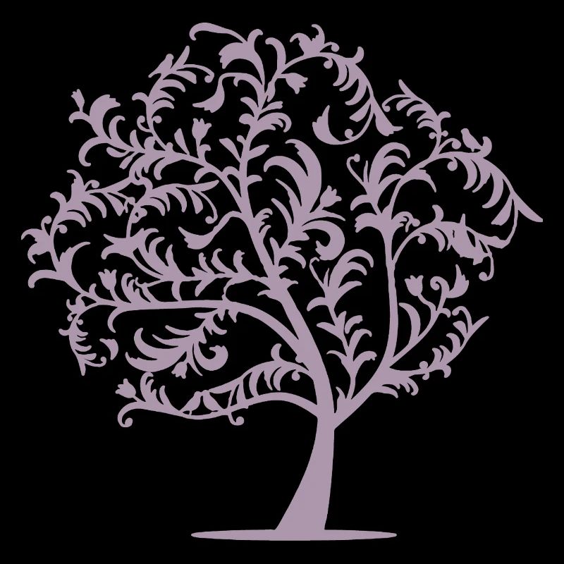 Minimalist Tree Birds Spring Silhouette