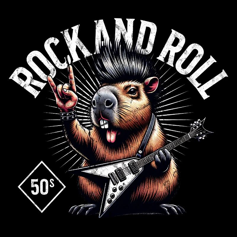 Rock and Roll Capybara
