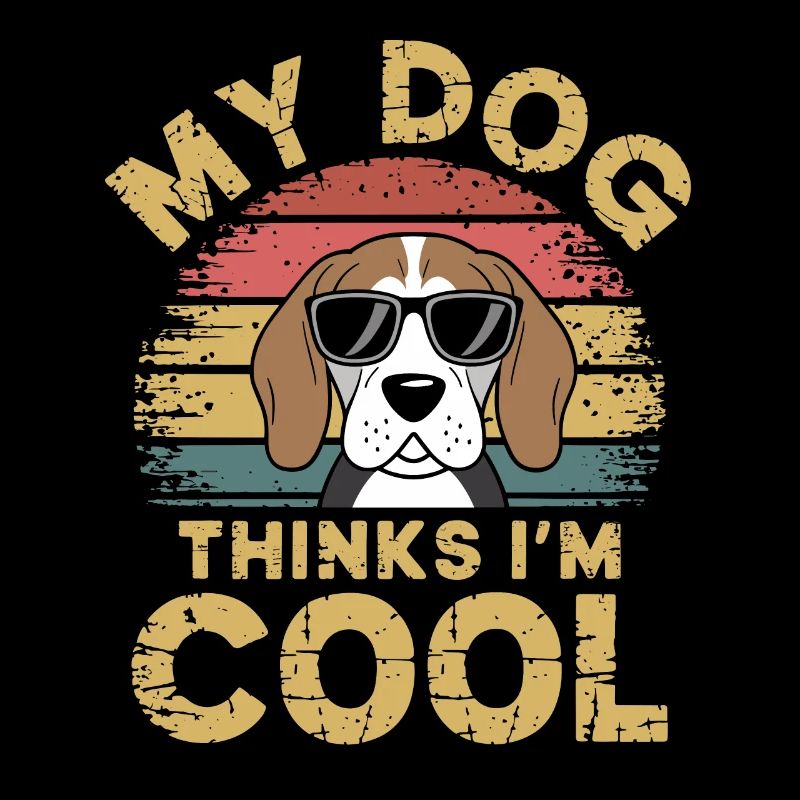 Beagle mon chien pense que je suis cool