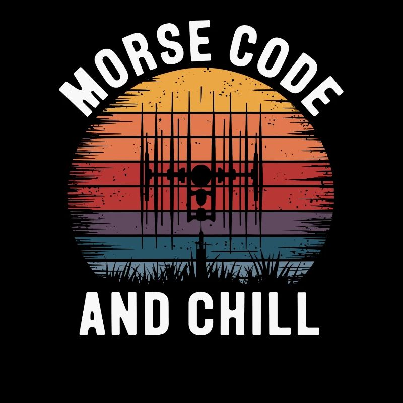 Code Morse Et Chill Amateuer Radio Operer Ham