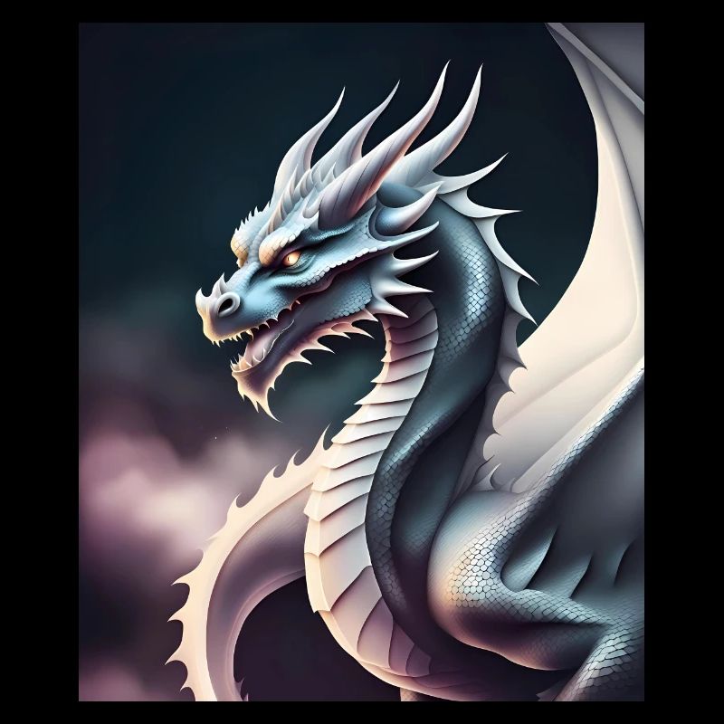 Dragon silhouette