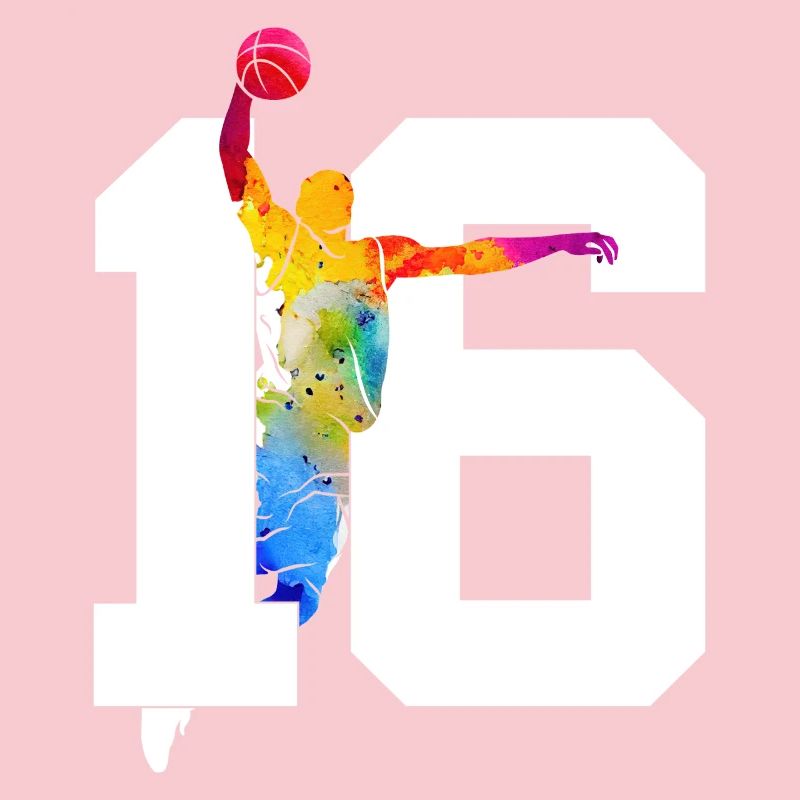 NUMMER 16 BASKETBALL 16. GEBURTSTAG