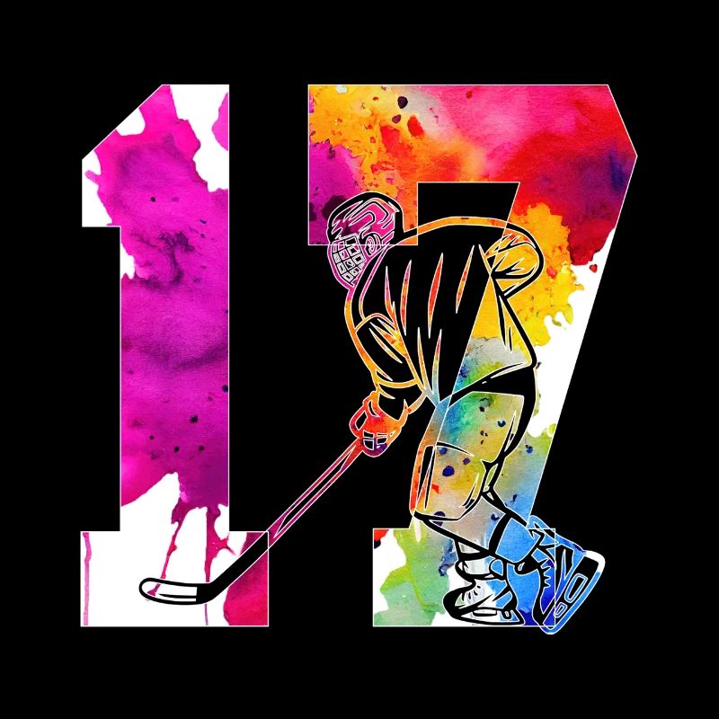 NUMMER 17 EISHOCKEY 17. GEBURTSTAG