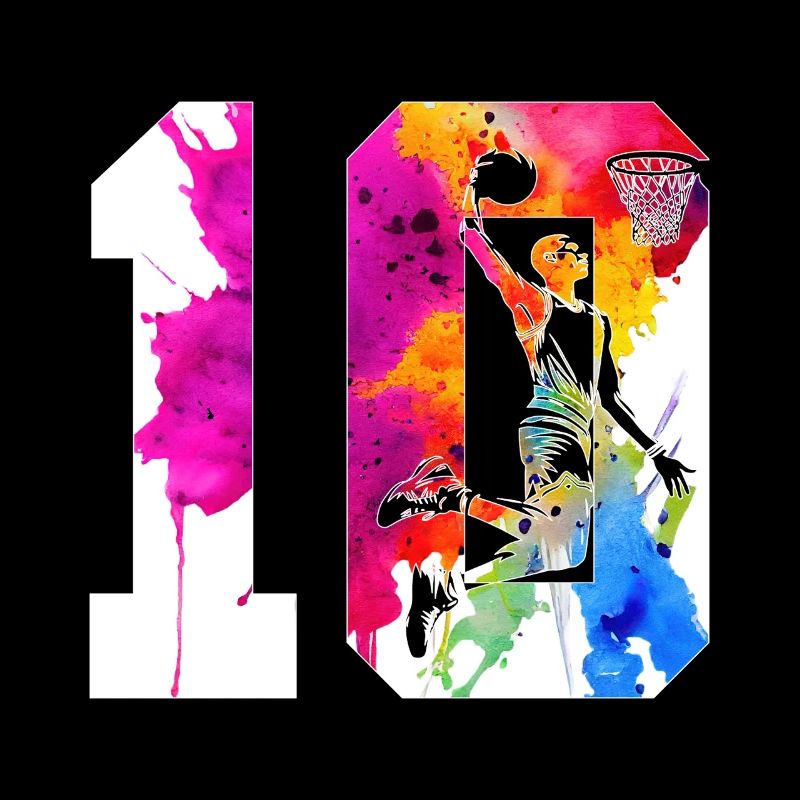 10E ANNIVERSAIRE BASKET-BALL NUMÉRO 10