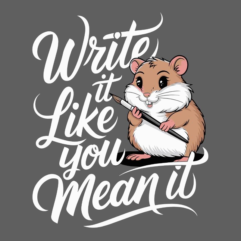 Hamster Auteur Écrivain : Écrivez-le comme vous